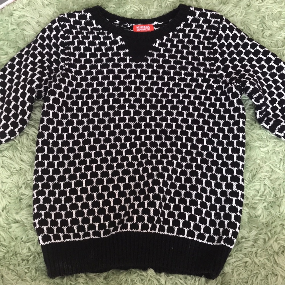 B&W Knit Sweater